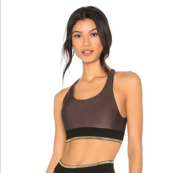 NWOT Small KORAL Spring Sprint Sports Bra metallic - Picture 4 of 6
